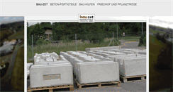 Desktop Screenshot of bau-zet.de